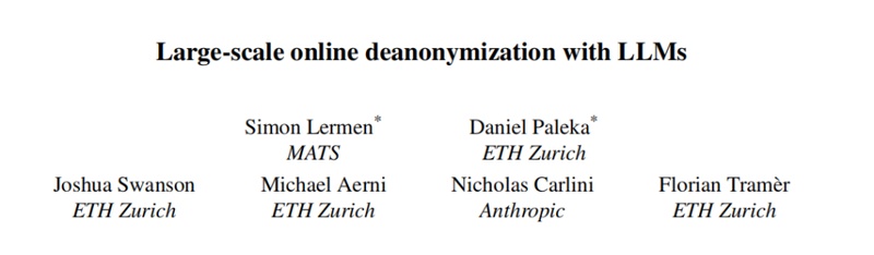  AI侦探崛起；匿名发言不再安全，真实身份几分钟内显露。 IT技术 AI侦探崛起；匿名发言不再安全，真实身份几分钟内显露。 IT技术 AI侦探崛起；匿名发言不再安全，真实身份几分钟内显露。 IT技术 AI侦探崛起；匿名发言不再安全，真实身份几分钟内显露。 IT技术